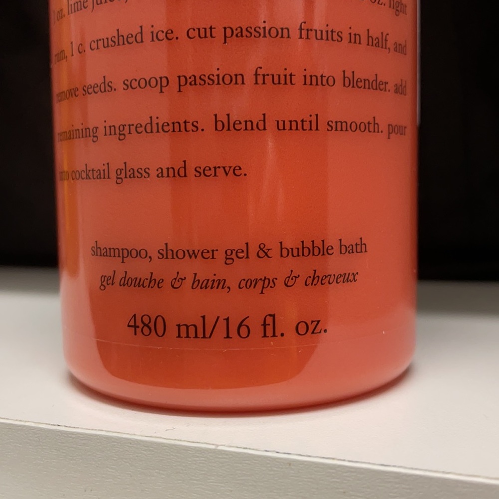 NEW Philosophy Passion Fruit Daiquiri 16 oz shower - Picture 3 of 5